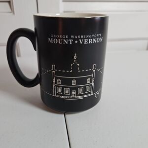 Mount Vernon Washington Coffee Mug Cup Virginia Etched Glaze Microwaveable